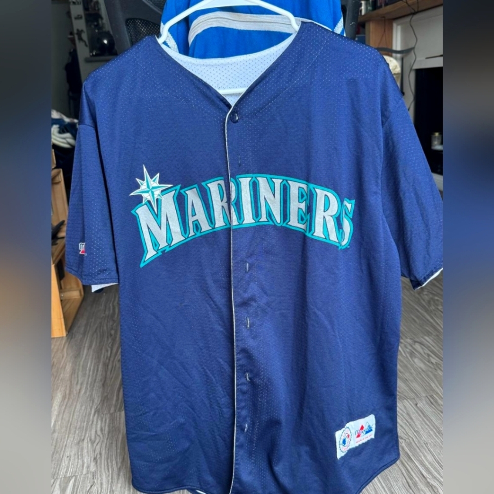 Reversible Mariners Jersey M Vintage